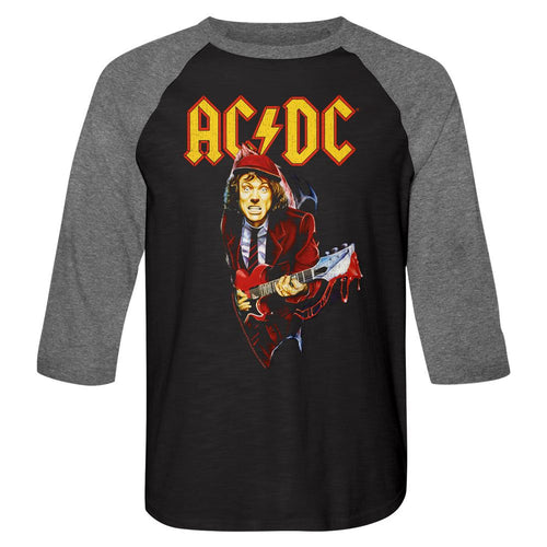 AC/DC 3/4 Raglan - Guitar Drip