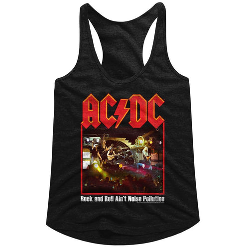 AC/DC Ladies Racerback - Noise Pollution 2