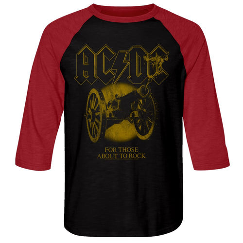 AC/DC 3/4 Raglan - Monochrome FTATR