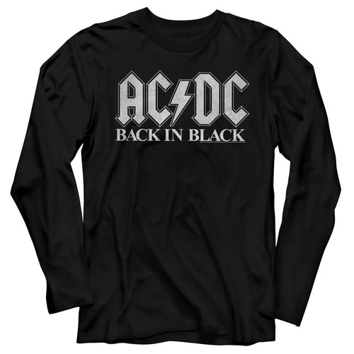 AC/DC Long Sleeve T-Shirt - Back in Black
