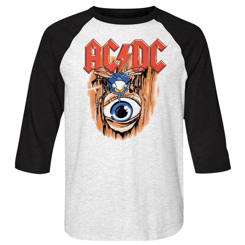 AC/DC 3/4 Raglan - Vintage Fly on Wall