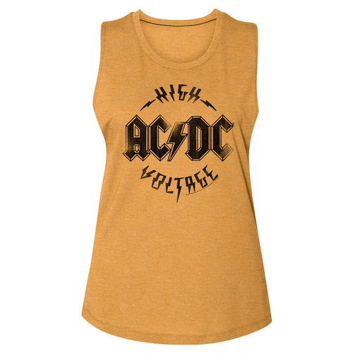 AC/DC Ladies Muscle Tank - AC/DC HV