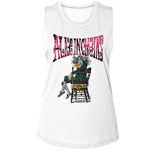 Alice in Chains Ladies Muscle Tank - Alice