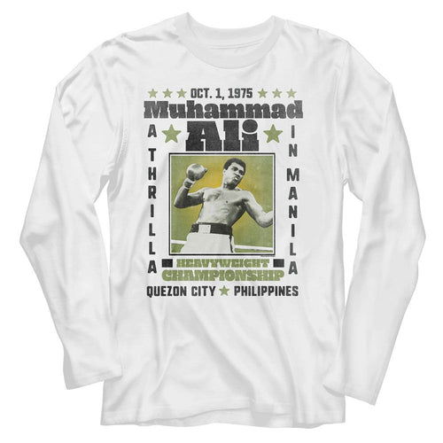 Muhammad Ali Long Sleeve T-Shirt - A Thrilla