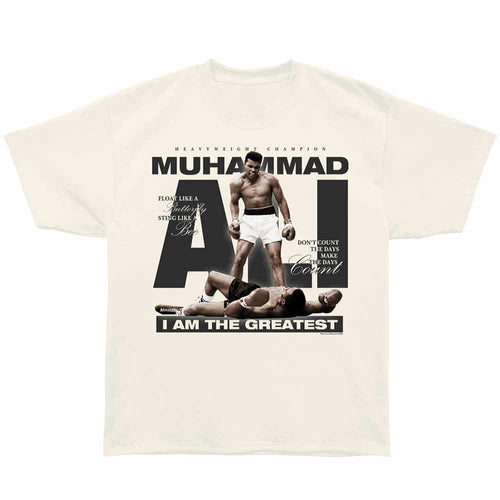 Muhammad Ali Oversized T-Shirt - Iconic Photo and Quotes