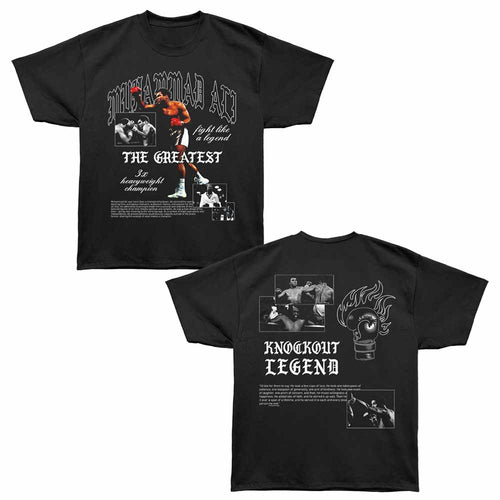 Muhammad Ali Oversized T-Shirt - Knockout Legend F&B