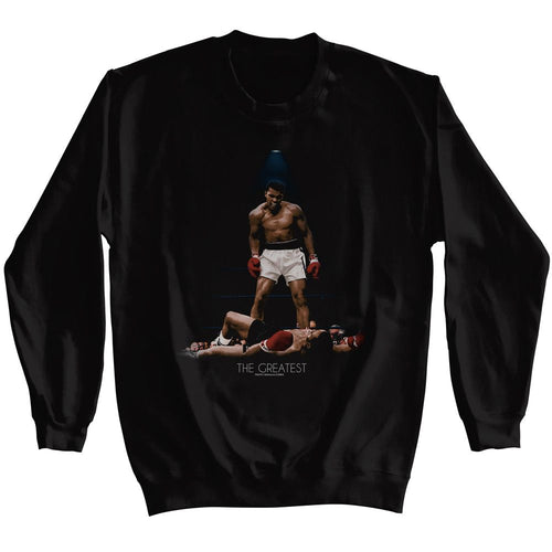 Black Muhammad Ali sweatshirt featuring Muhammad Ali I'd Do It All Over Again design