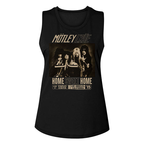 Mötley Crüe Ladies Muscle Tank - Home Sweet Home