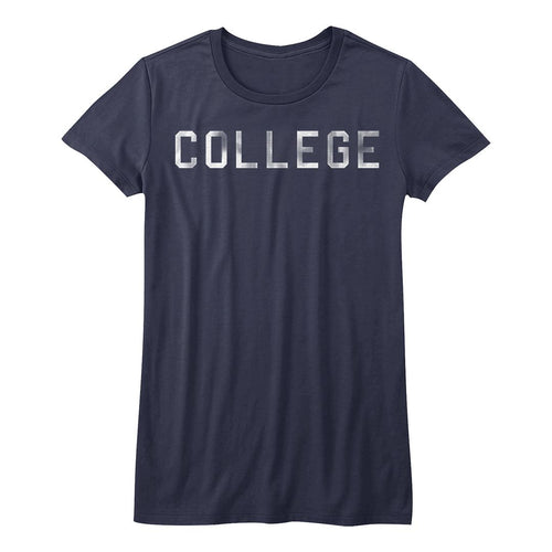 Animal House Ladies T-Shirt - Distress COLLEGE