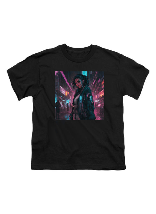 Black Cyberpunk Youth/Toddler T-Shirt