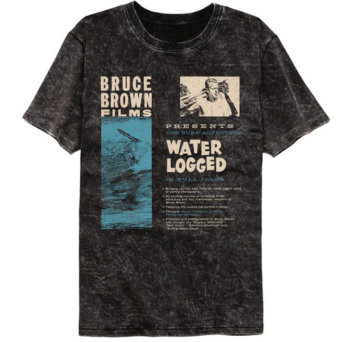 Bruce Brown Films Mineral Wash T-Shirt - Water Logged