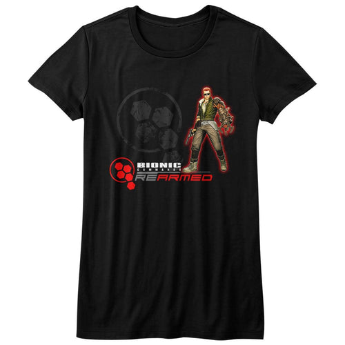 Bionic Commando Ladies T-Shirt - Rearmed