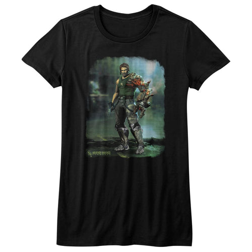 Bionic Commando Ladies T-Shirt - Damaged Road