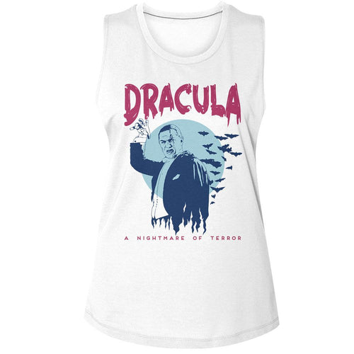 Bela Lugosi Ladies Muscle Tank - Nightmare of Terror