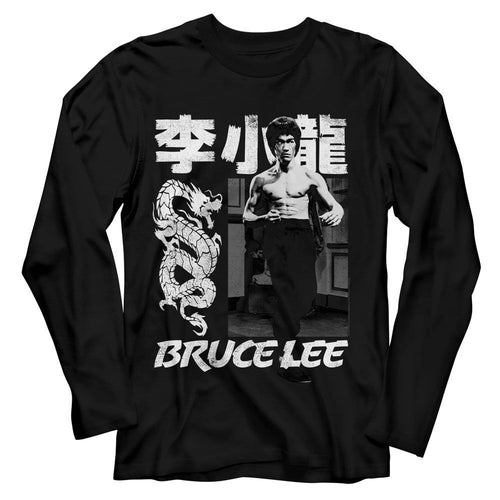 Bruce Lee Long Sleeve T-Shirt - Chinese Name