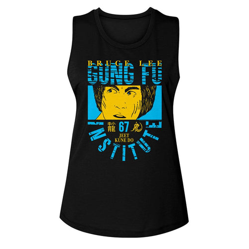 Bruce Lee Ladies Muscle Tank - BL Gung Fu