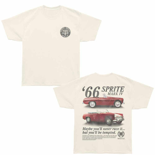 British Motor Heritage Oversized T-Shirt - 66 Sprite Mark IV F&B