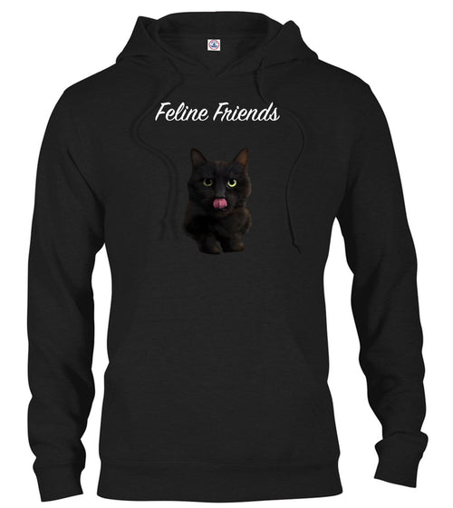 Black Black Cat Hoodie