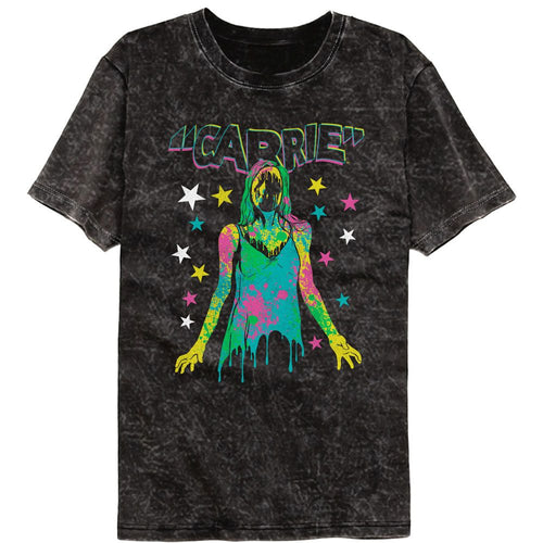 Carrie Mineral Wash T-Shirt - Color and Splatter