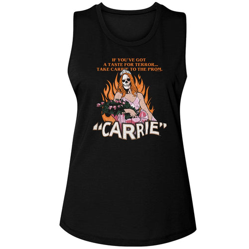 Carrie Ladies Muscle Tank - Deadly Prom