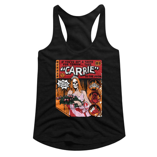 Carrie Ladies Racerback - Comic