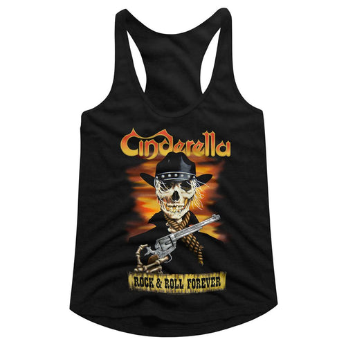 Cinderella Ladies Racerback - Skelerella