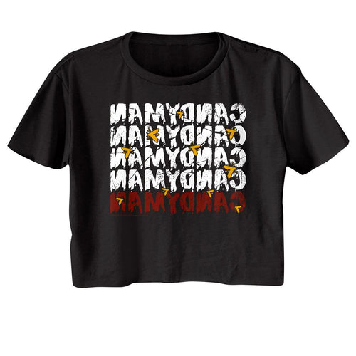 Candyman Ladies Crop Top - Mirror Repeat