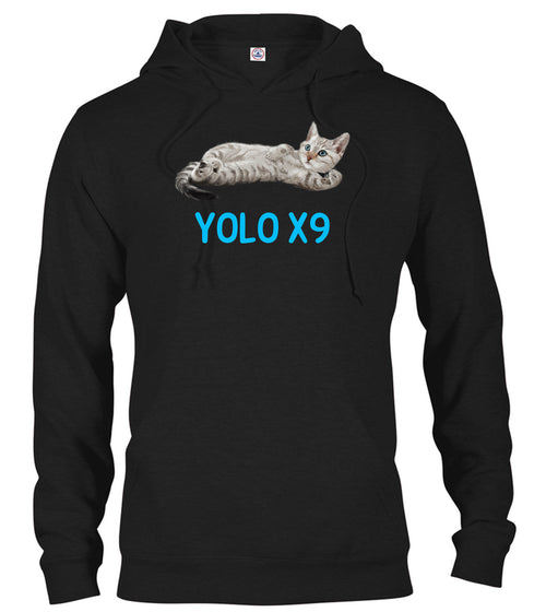 Black Cat Yolo Hoodie