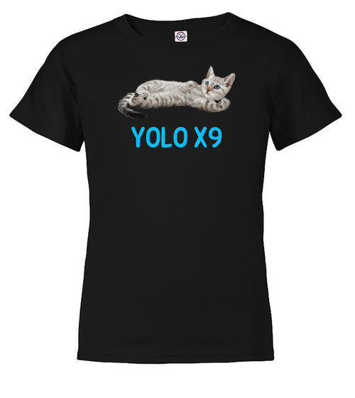 Black Cat Yolo Youth/Toddler T-Shirt