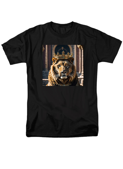 Black Crowned Big Cat T-Shirt
