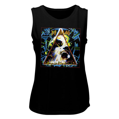 Def Leppard Ladies Muscle Tank - Hysteria