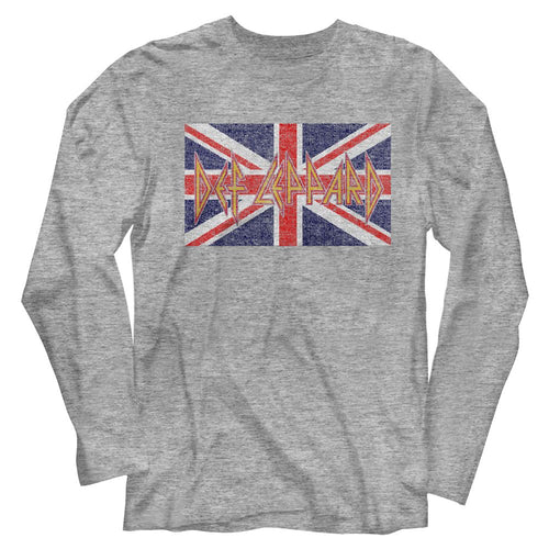 Def Leppard Long Sleeve T-Shirt - Flag