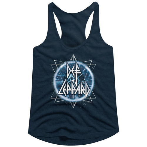 Def Leppard Ladies Racerback - Electric Eye