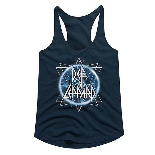 Def Leppard Ladies Racerback - Electric Eye