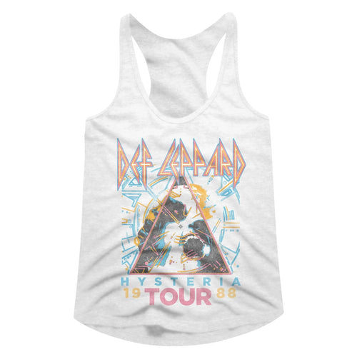 Def Leppard Ladies Racerback - Hysteria 88