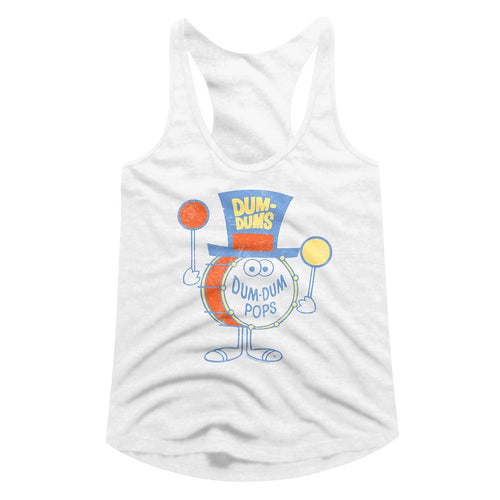 Dum Dums Ladies Racerback - Dum Dum Pops