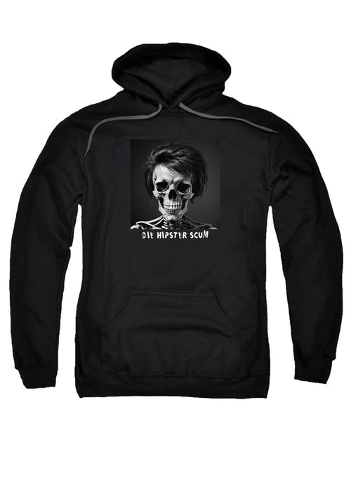 Black Die Hipster Scum Hoodie