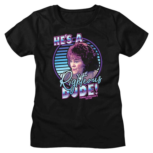 Ferris Bueller's Day Off Ladies T-Shirt - Righteous