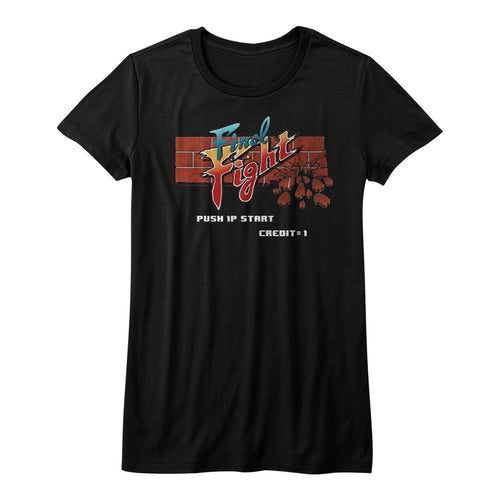 Final Fight Ladies T-Shirt - Arcade