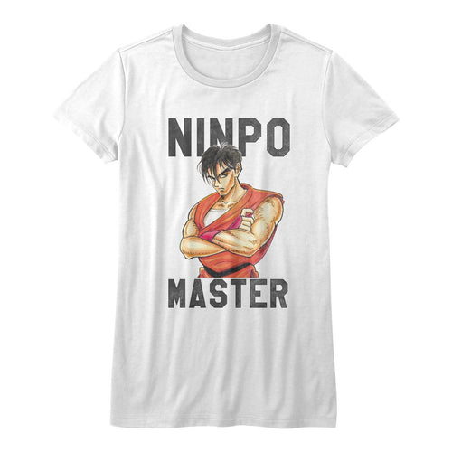 Final Fight Ladies T-Shirt - Ninja Skills