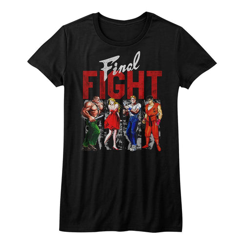 Final Fight Ladies T-Shirt - Panels