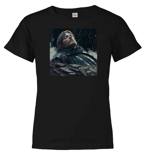 Black Fallen Hero Fantasy Youth/Toddler T-Shirt