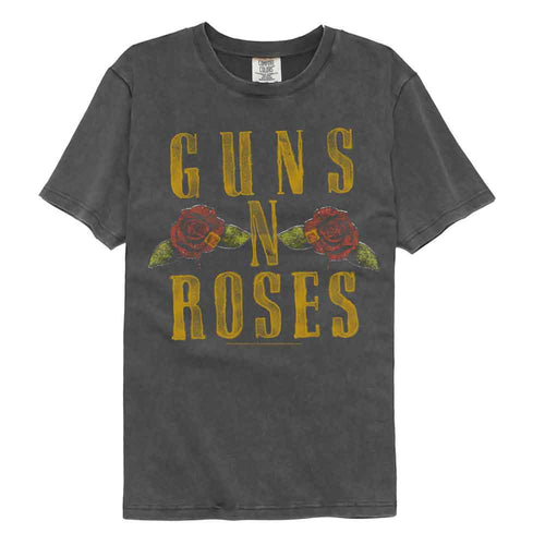 Guns N' Roses Comfort Colors T-Shirt - Logo and Roses