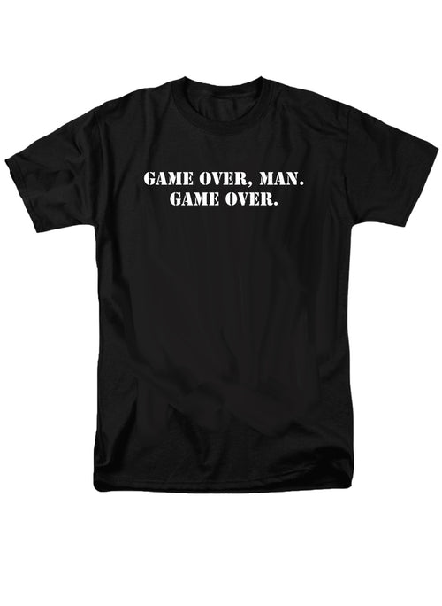 Black Game Over, Man. Game Over T-Shirt