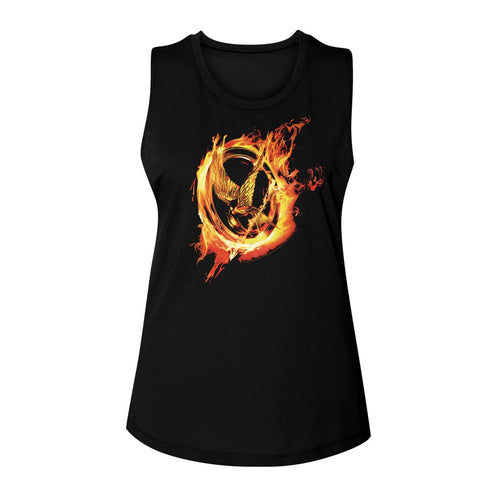 The Hunger Games Ladies Muscle Tank - Pin