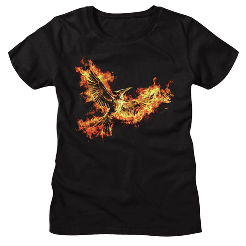 The Hunger Games Ladies T-Shirt - Mockingjay Pt 2 Pin
