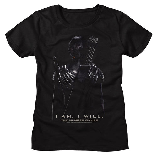 The Hunger Games Ladies T-Shirt - Katniss Back