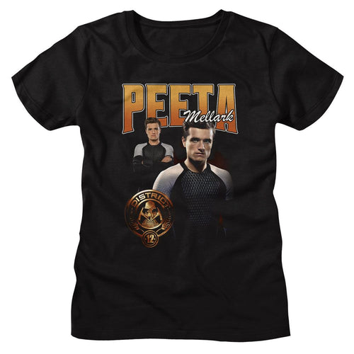 The Hunger Games Ladies T-Shirt - Peeta Duo Photo