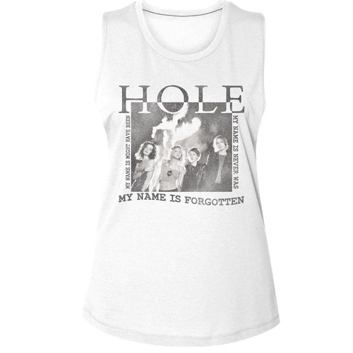 Hole Ladies Muscle Tank - Celebrity Skin