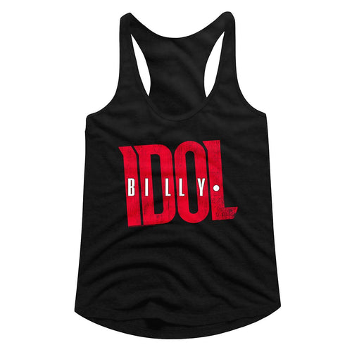 Billy Idol Ladies Racerback - Idologo